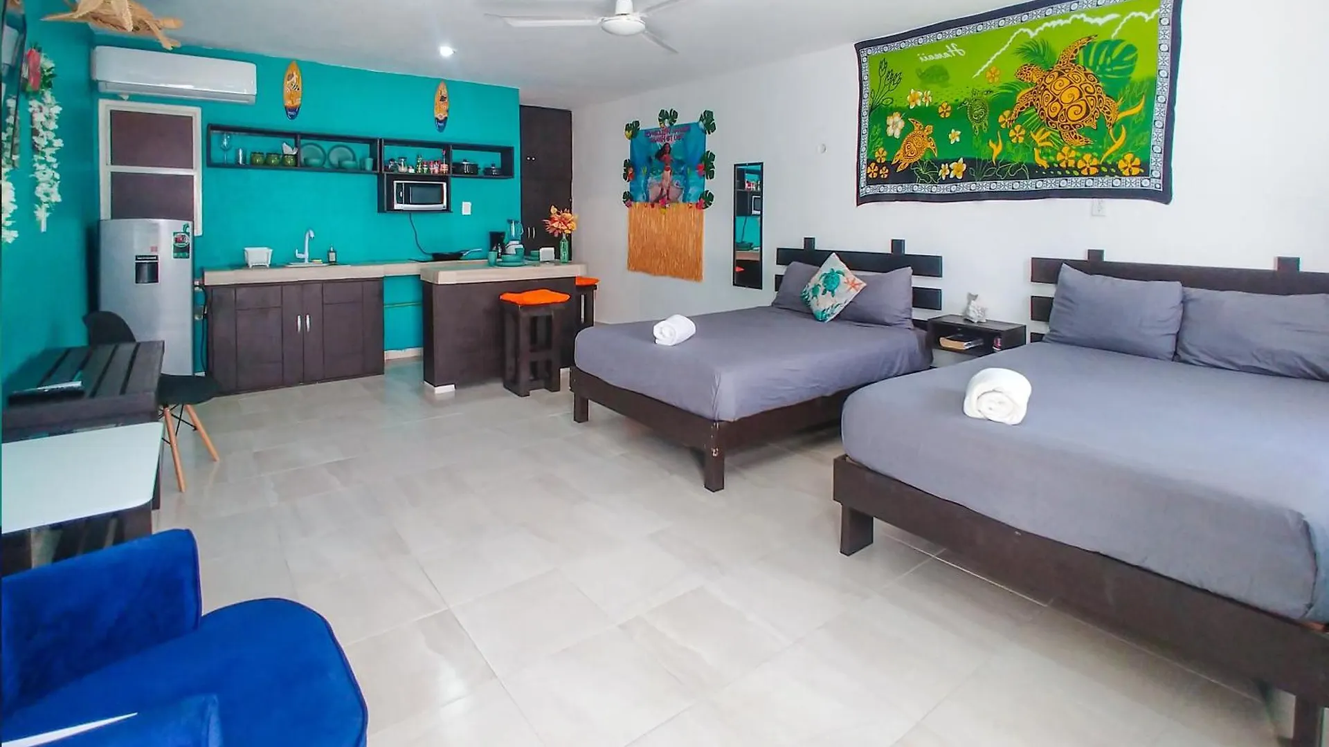 500M To Beach Cenote L Family Suite L Kitchen Bikes Ac 6A8A Playa del Carmen